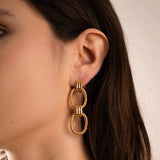 The glistening desert earrings